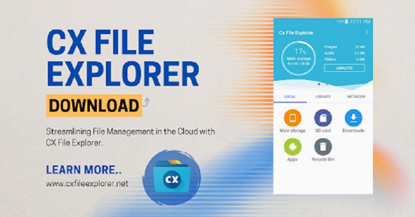 Cloud with CX File Explorer